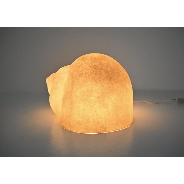 Snail Lamp attributed to André Cazenave, 1970s For Sale - Image 6 of 16