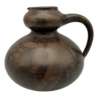 Vintage Studio Ceramic Jug by Gerhard Liebenthron, 1981 For Sale