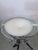 Vintage Glass and Chromed Metal Table Lamp from Leucos, 1970s For Sale - Image 4 of 11