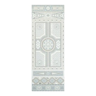 Sample - Schumacher X Mary McDonald Shell Grotto Panel A in Seafoam For Sale