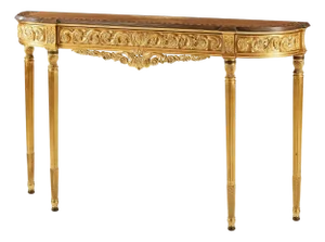 Narrow Giltwood Console Table