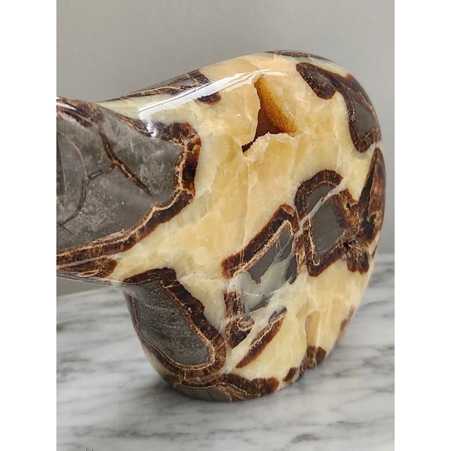 Gemstone Vintage Onyx Bear Paperweight or Bookend For Sale - Image 7 of 12