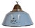 Industrial Grey Enamel and Cast Iron Pendant Light, 1960s For Sale