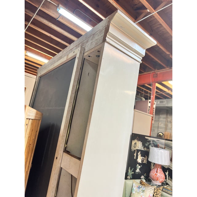 Tony Duquette Style Mirrored Lighted Cabinet For Sale - Image 10 of 11