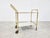 Vintage Brass Drinks Trolley, 1960s For Sale - Image 10 of 12