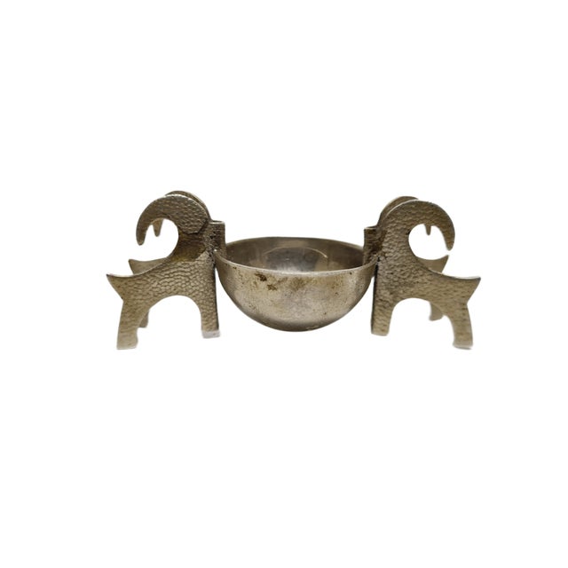 Silver Art Deco Salt Holder, Poland, 1960s For Sale - Image 8 of 13