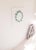 "Mocap" (White-Green) Illusionistic Wall Clock / Wall-Sculpture For Sale - Image 9 of 10