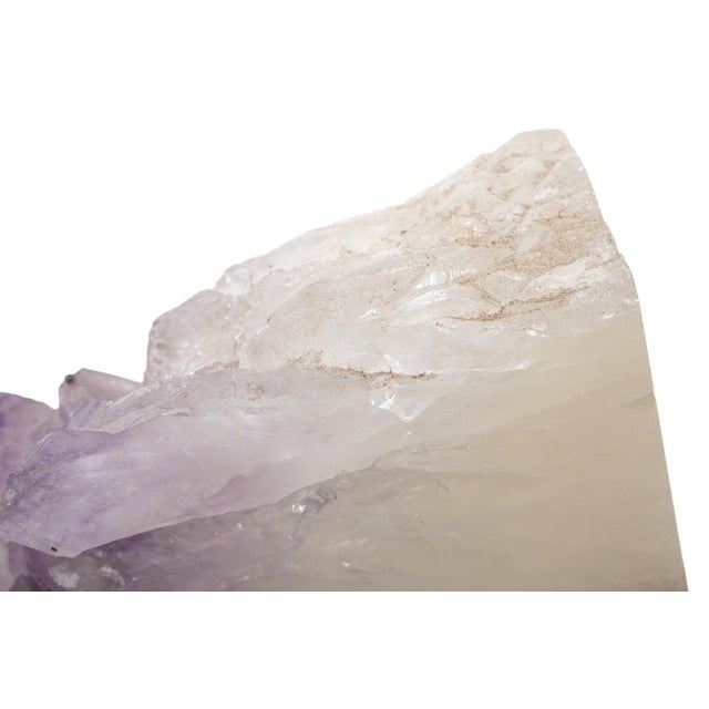 Organic Modern Quartz, Amethyst and Agate Tall Sculpture For Sale - Image 16 of 18