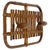 Mid-Century Rectangular Bamboo and Rattan Coat Rack attributed to Olaf von Bohr, Italy, 1960s For Sale - Image 11 of 11