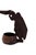 Brown Jugendstil Marabou Shaped Cigar Cutter and Ashtray, Ignatius Taschner, Germany 1910 For Sale - Image 8 of 11