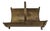 Circa 1920 American Arts & Crafts Hammered Metal Fireplace Log Holder For Sale