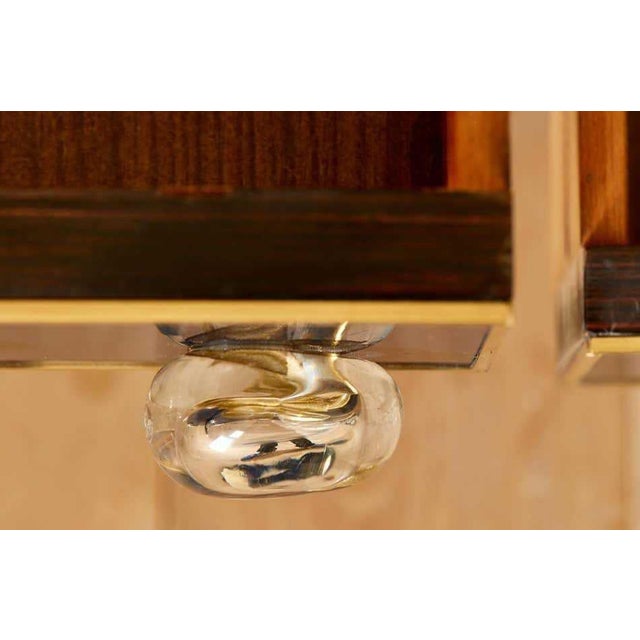 This exquisite purple sideboard with Murano glass is a splendid example of Italian craftsmanship. Made of solid birch...