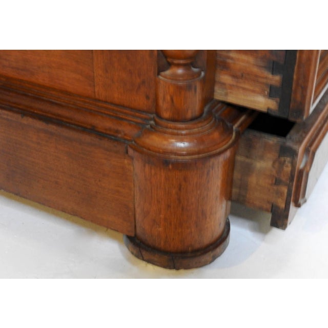 Late 19th Century Victorian Gentleman's Dresser With Marble Tops For Sale - Image 5 of 11