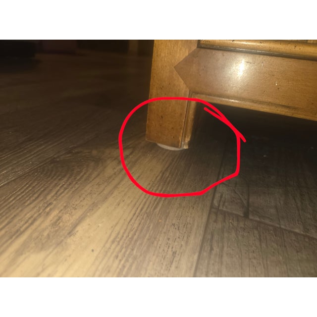 1970s Century, "Chin Hua "collection .made with burl wood and brass hardware.