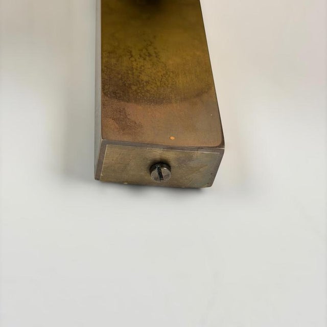Stilnovo Brass and Opaline Glass Double Sconces, Italy, 1960s, Set of 2 For Sale - Image 16 of 18