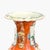 Pair of Antique Chinese Export Famille Rose Canton Orange Ground Vases or Urns For Sale - Image 11 of 12