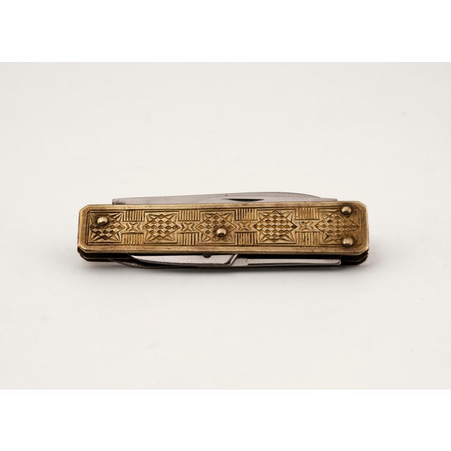 Vintage Art Nouveau Mens Brass Pocket Multi-Tool, 1950s For Sale - Image 18 of 18