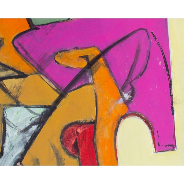 Abstract Mixed Media Painting by James L. Bruch For Sale In Indianapolis - Image 6 of 7