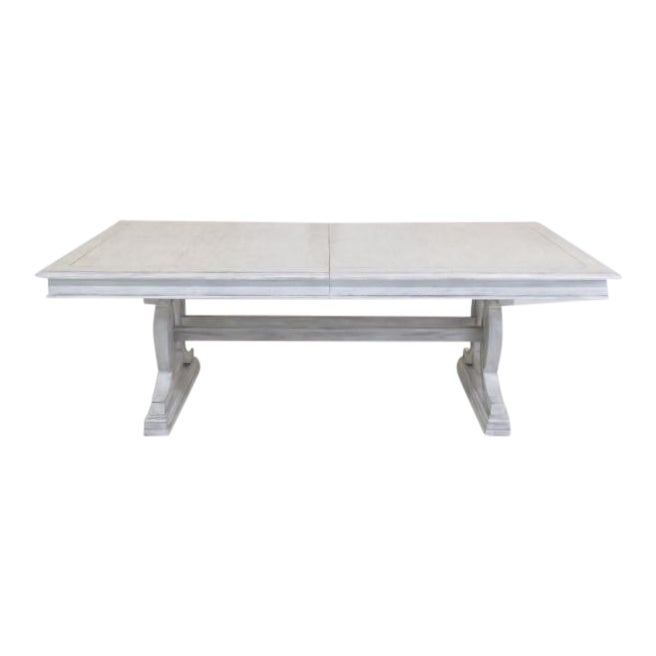 Shabby Chic Off White Paint Dining Room Table Chairish