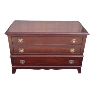 Lane Single Drawer Mahogany Cedar Lined Blanket Chest For Sale