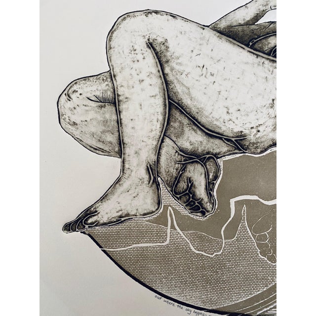 Better Saiberlich, Etching with Aquatint Print Women Reclining For Sale In Miami - Image 6 of 10