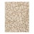 8x10 Organic Hand-Tufted Wool Area Rug - Sand & Cream Modern Abstract For Sale