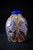 Blue and White Cut Crystal Overlay Vase with Enamel and Gilt Decoration, 19th Century For Sale - Image 10 of 16