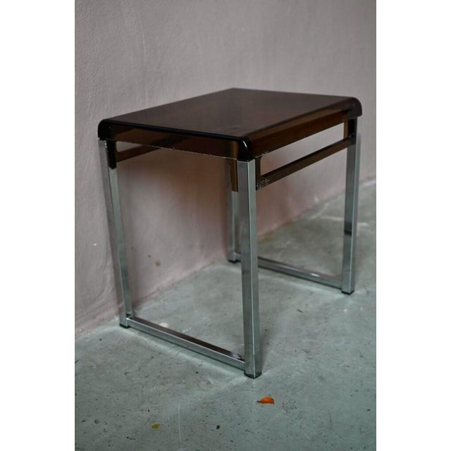 Side Table attributed to Marc Berthier, 1970s For Sale - Image 13 of 15