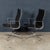 Vitra 20th Century EA117 Chairs in Black Leather by Charles & Ray Eames for Vitra, 1950s, Set of 2 For Sale - Image 4 of 18