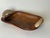 Spanish Olive Wood Centerpiece Bowl with Cow Horn Handles, 1960s For Sale - Image 9 of 15