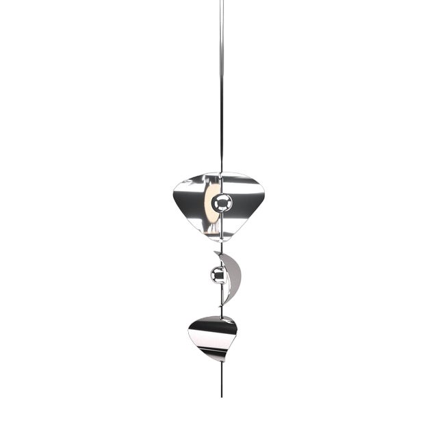 Large Bonnie Config 1 Led Linear Pendant by Ovature Studios For Sale