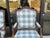 Antique French Louis XV Style Walnut Bergere Chairs in Blue & White - Pair For Sale - Image 11 of 13