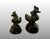 Antique South East Asian Bird Style Opium Weights, a Pair With Carved Wood Stand For Sale - Image 4 of 8