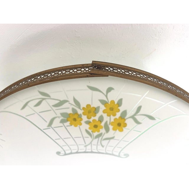 1950s Garden Trellis Flush Light For Sale - Image 16 of 18