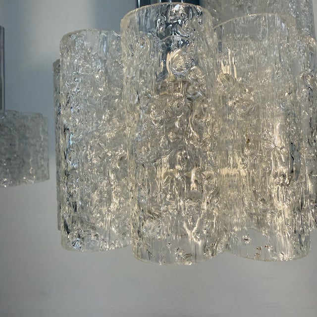 Silver Cascade Lamp with Spare Glass from Doria Leuchten, 1960s For Sale - Image 8 of 16