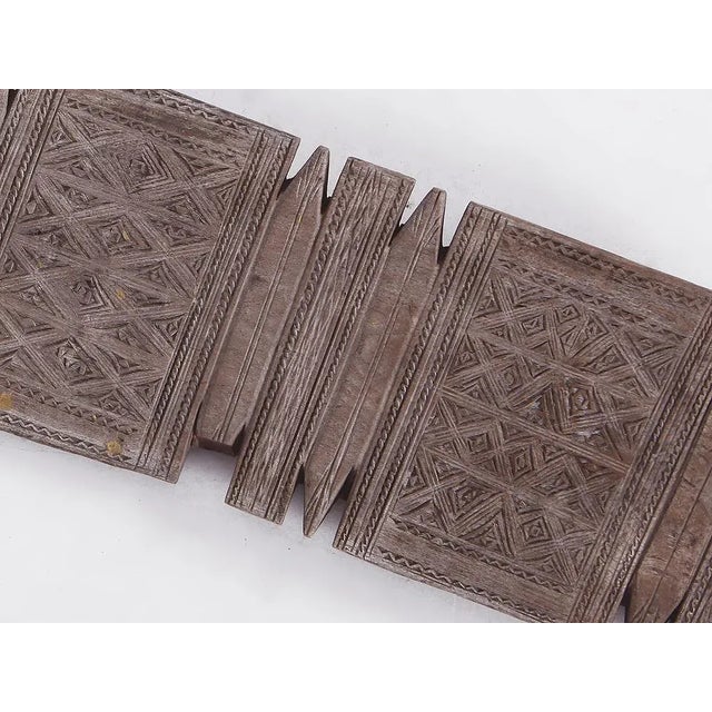 Brown Large Mid-Century Bedouin Tent Beam in Wood, Sahara For Sale - Image 8 of 13