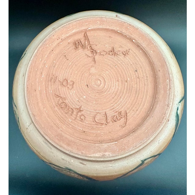 2000 - 2009 Studio Pottery Lidded Jar - Tonto Clay, Hand-Thrown For Sale - Image 5 of 10