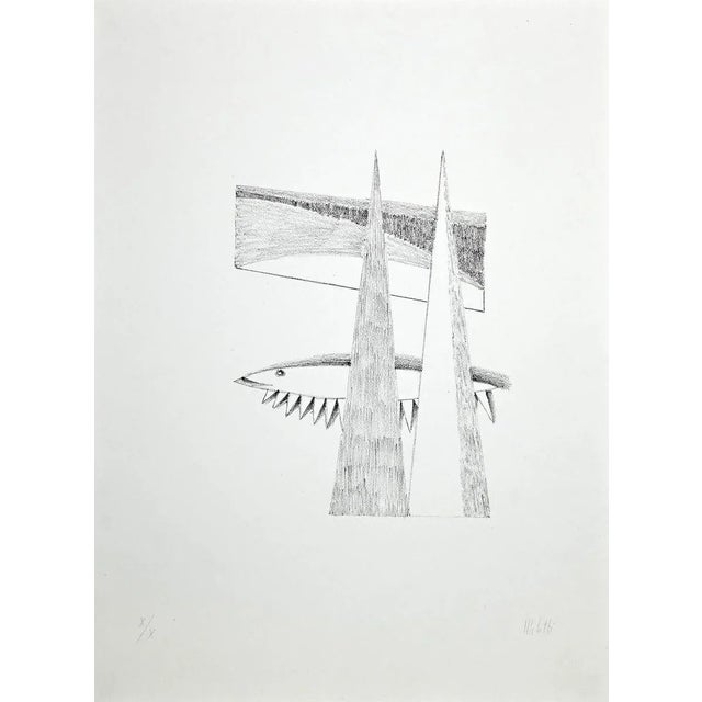 Hand signed and numbered. Edition of 10 pieces in Roman numerals. Good conditions. This piece is attributed to the...