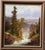 Hermann Dieste, Mountain Landscape, 1990s, Oil Painting on Canvas, Framed For Sale - Image 3 of 10
