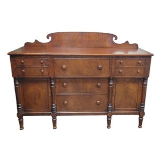 Antique 1930s Drexel Americal Federal Style Sideboard For Sale