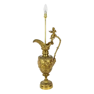 19th Century Renaissance Revival Gilt Bronze Table Lamp