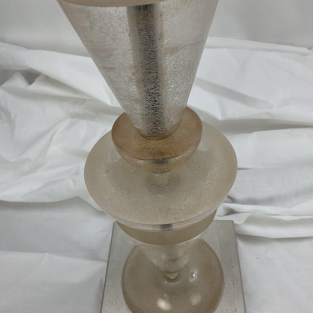 Vintage French Lucite Stack Lamps For Sale - Image 10 of 15