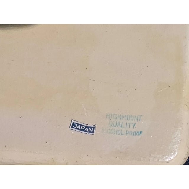 Vintage Paper Mache Floral Trays - Set of 6 For Sale In Charleston - Image 6 of 7