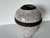 Mid-Century Modern 1980s Vintage Black and White Crackled Glazed Studio Pottery Vase For Sale - Image 3 of 9