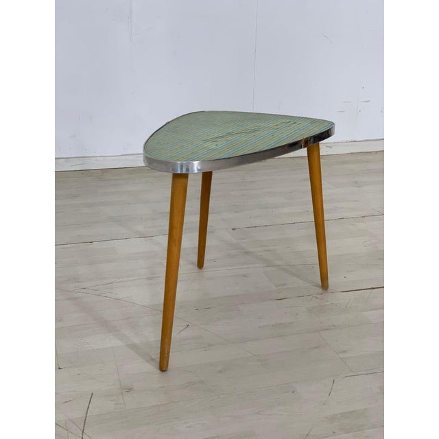 Vintage Kidney Flower Table For Sale - Image 3 of 8