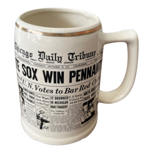 Vintage White Sox Win Pennant Mug