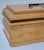 Traditional 1990s Korean Maple Traditional Jewelry Box with Fitted Interior and Inlaid Rosewood For Sale - Image 3 of 13