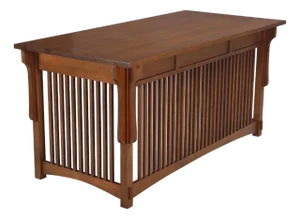 Mission Crofter 3 Drawer Library Desk Micheals Cherry