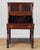 Chippendale Antique Traditional Empire Mahogany Writing Desk Stand W/ Bookcase Top For Sale - Image 3 of 12