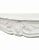 A stunning antique French Louis XV-style fireplace mantel crafted entirely of white marble with elegant gray veining....